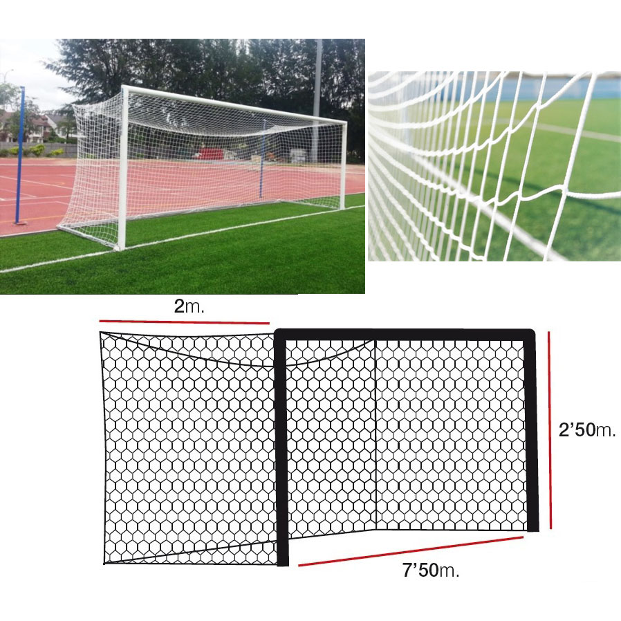 Сетка футбольная EL LEON DE ORO, нить 4мм, профессиональная
