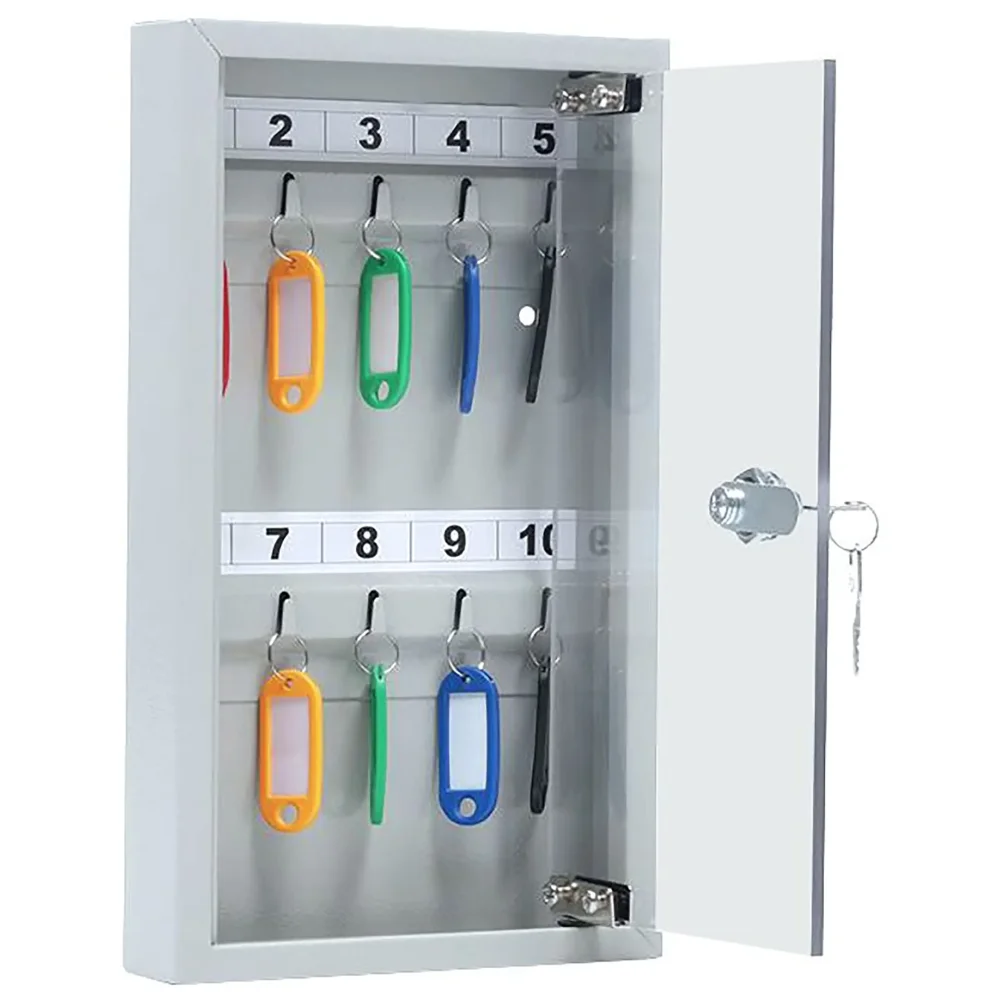 Ключница с прозрачной дверцей КЛС-10 (с брелками)