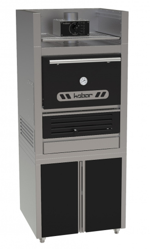 Печь Хоспер + подставка + полка для подогрева КОБОР FIRE-25-L BC