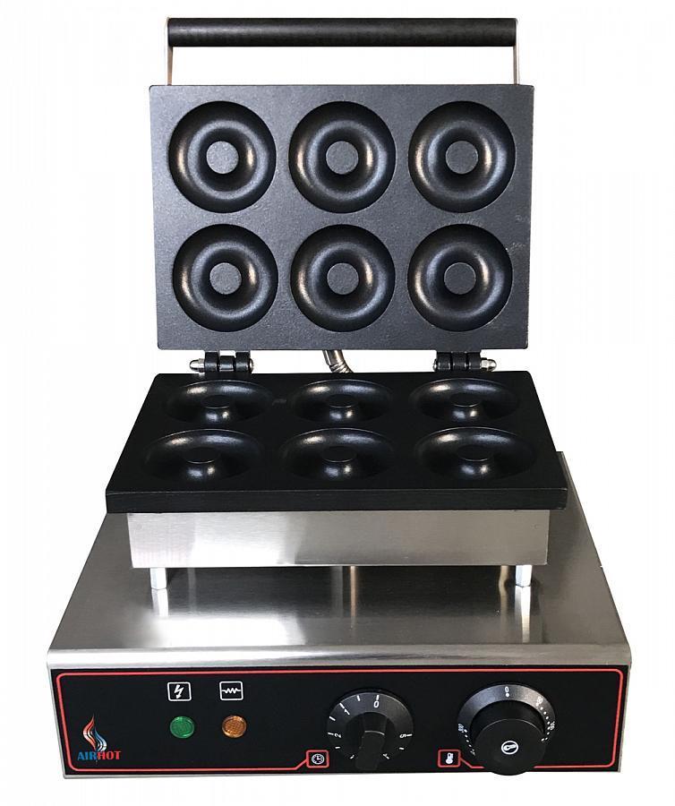 ВАФЕЛЬНИЦА AIRHOT DM-6 ДЛЯ ПОНЧИКОВ, ДОНАТСОВ