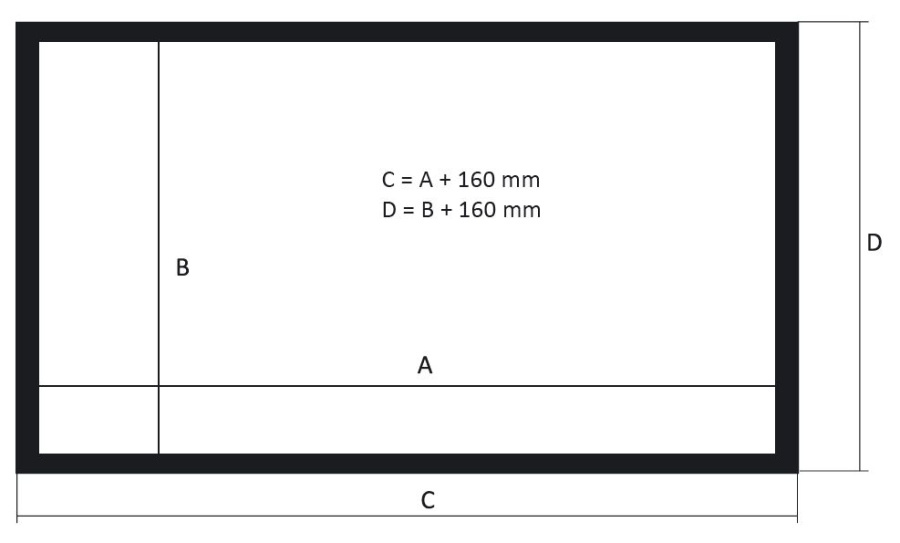 Kauber Frame Velvet Cinema 117" 16:9 146x260 White Flex
