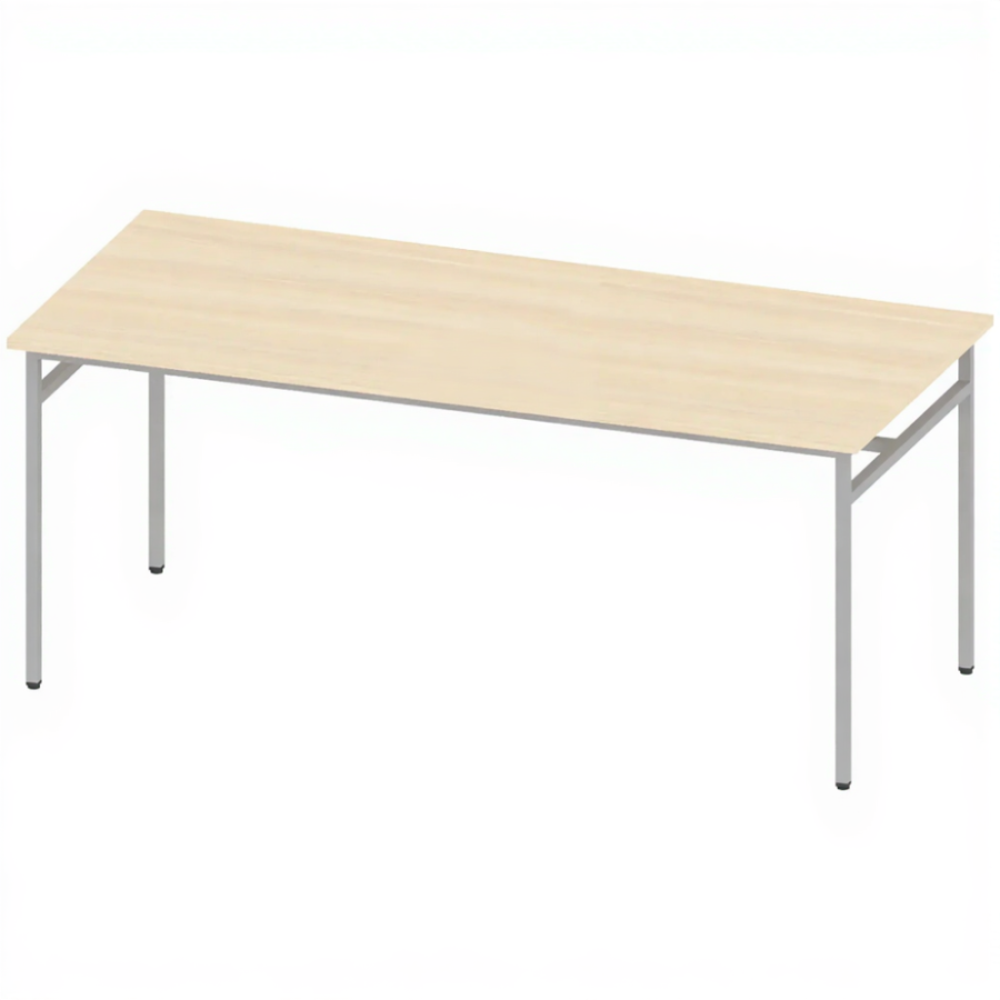 Стол обеденный 1800 мм МСТ-ШК-7, Дуб Выбеленный