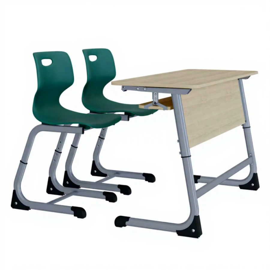 Парта 2М Smart с полкой (ЛДСП)