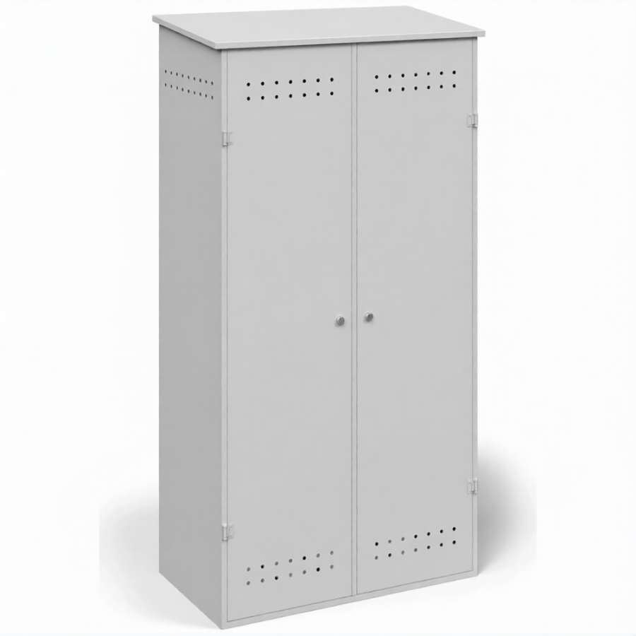 Шкаф металлический для газовых баллонов ШГБК усиленный (1920х1000х560)