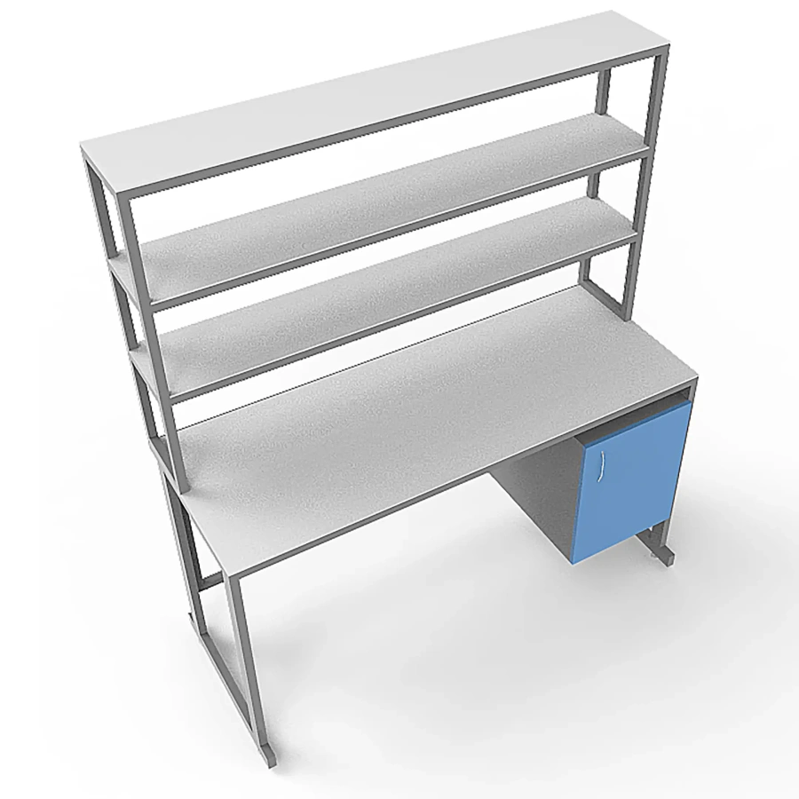 Стол лабораторный с керамикой СЛк 21.014 (белый)