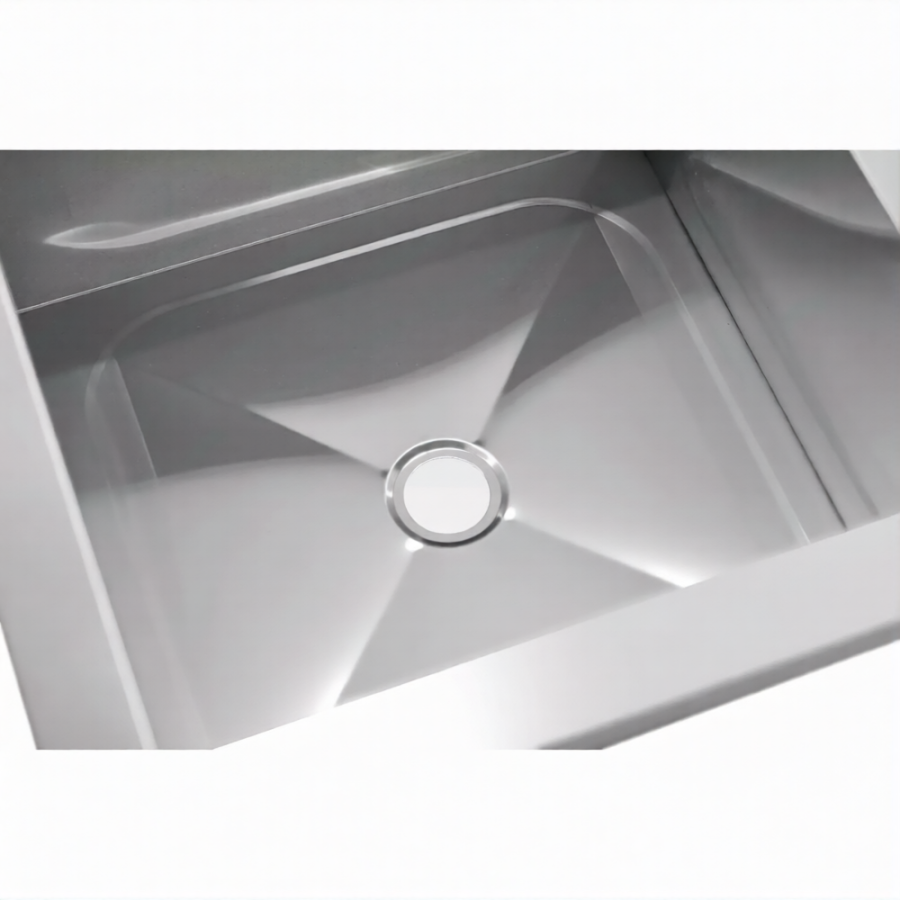 Ванна моечная ВМСн 1210  1 м/о 1110х530х350 (полка с отв., борт; ножка угл.)