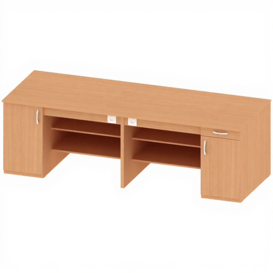 Стол демонстрационный для кабинета физики ПР-ТР-7, Бук Бавария Светлый