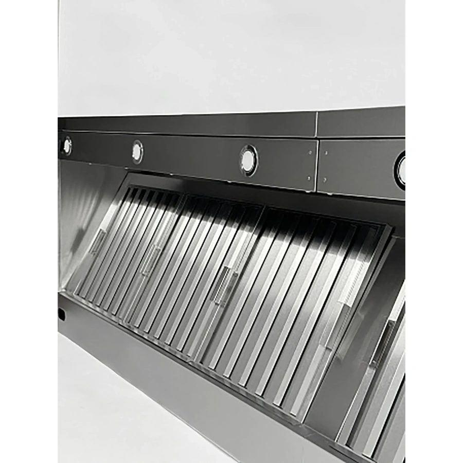 Зонт вытяжной пристенный с подсветкой ЗВПКП-06/14