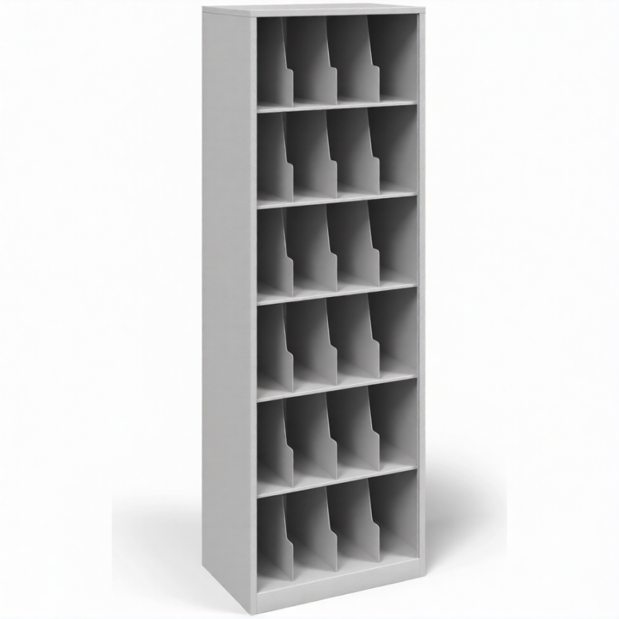 Шкаф для 24 противогазов ХПГ-24-600, без двери (1800x600x400)