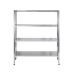 Стеллаж кухонный Luxstahl СР-1800х1300х800/4 нерж