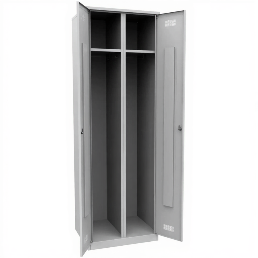 Шкаф для одежды металлический ШРВ-ДВ-600 двухстворчатый