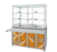 Прилавок холодильный Junior Luxstahl ПХК (С)-1200 Premium (нерж.)