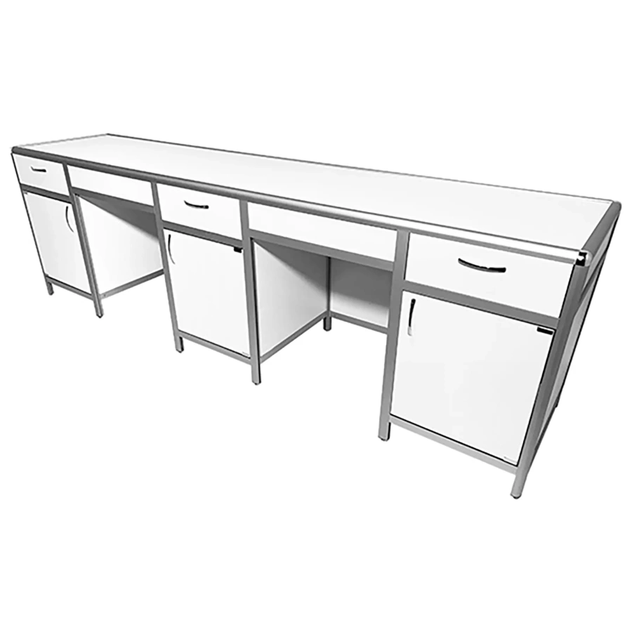 Стол лабораторный MED 10.011al (белый)