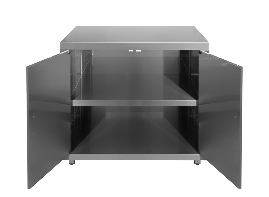 Стол-тумба универсальный  Luxstahl СТУР2-13/8 распашные двери