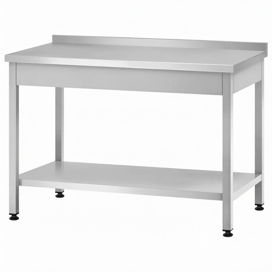 Стол производственный СПРп - 860х1000х700 «Profi Ral», борт (полка сплошная)