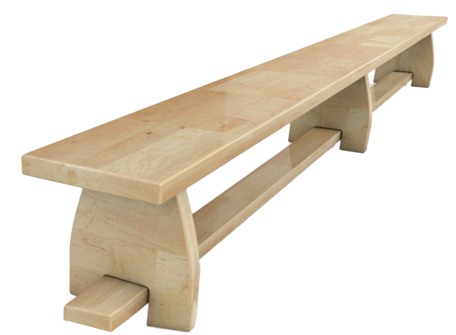 Скамейка гимнастическая "Стандарт" 3500х240х300мм ГОСТ СТП-169