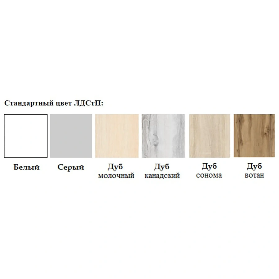 Стол рабочий угловой Ср-2 левый (корпус ЛДСП белый, столешница ЛДСП дуб сонома)
