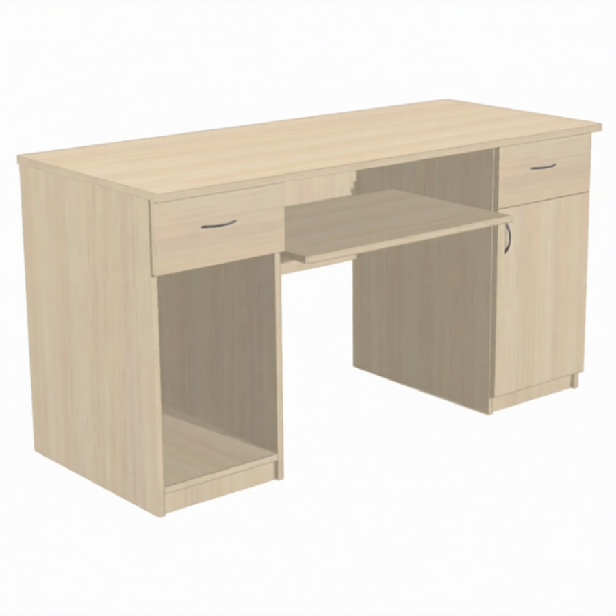 Стол для врача рабочий СКр.2 (ЛДСП дуб молочный)