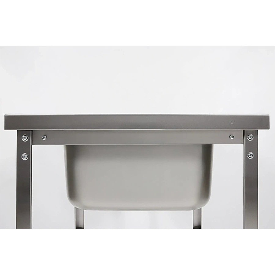 Ванна моечная односекционная цельнотянутая с бортом ВМЦ-1/6/6-БО-ЭН